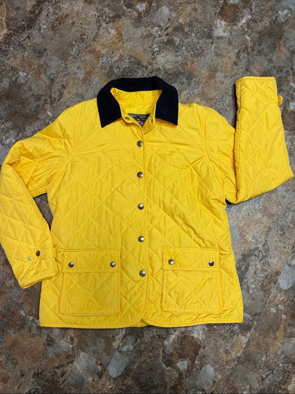 American Living quilted barn chore coat